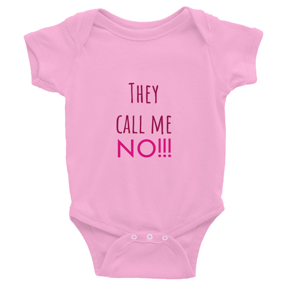 NO!!! (Pink) Onesie