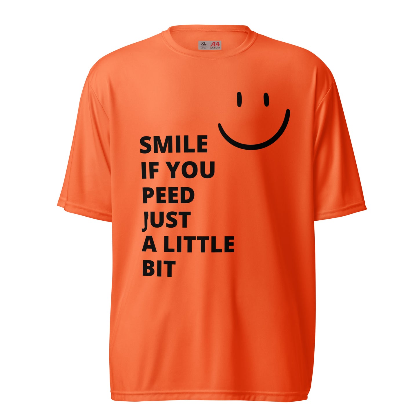 Smile If You Peed - Unisex performance crew neck t-shirt